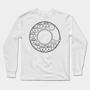 Vintage Rotary Dial Long Sleeve T-Shirt